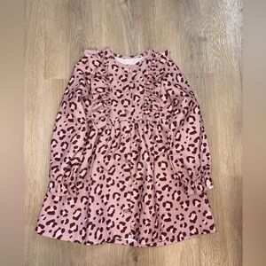 Pink Leopard Print Dress